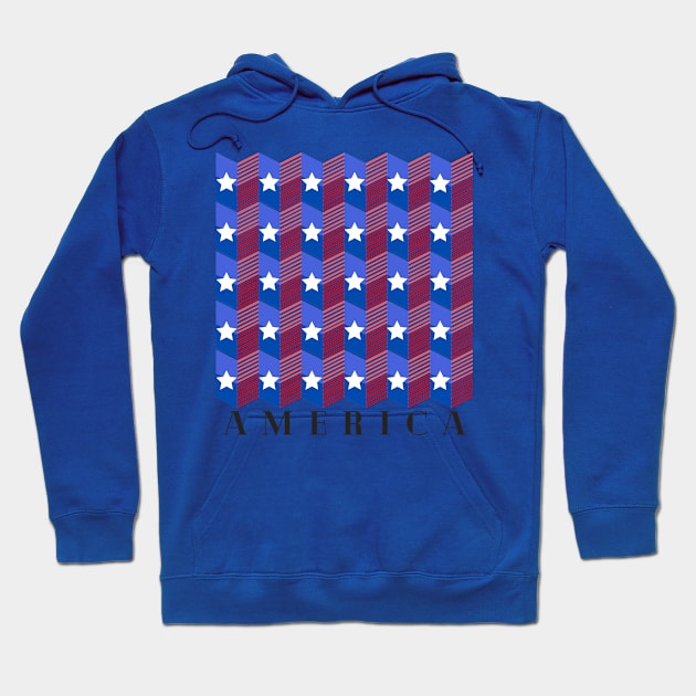 America Hoodie by DadOfMo Designs